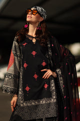 3-PC Unstitched Embroidered Lawn Andaaz By Charizma | CAD6-05