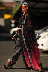 3-PC Unstitched Embroidered Lawn Andaaz By Charizma | CAD6-05