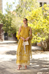 3-PC Unstitched Embroidered Lawn Noor By Saadia Asad | D1 -B