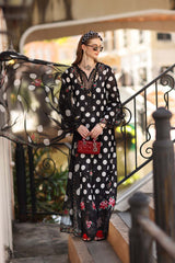3-PC Unstitched Embroidered Lawn Noor By Saadia Asad | D4 - A