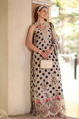 3-PC Unstitched Embroidered Lawn Noor By Saadia Asad | D4 - B