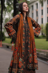 3-PC Unstitched Embroidered Linen Collection By Charizma