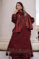3-PC Unstitched Peach Leather Collection By Charizma