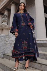 3-PC Unstitched Peach Leather Collection By Charizma
