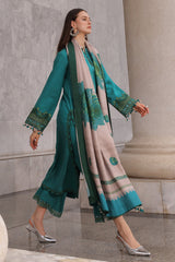 3-PC Unstitched Peach Leather Collection By Charizma