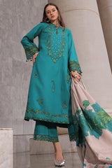 3-PC Unstitched Peach Leather Collection By Charizma