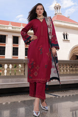 3-PC Unstitched Peach Leather Collection By Charizma