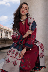 3-PC Unstitched Peach Leather Collection By Charizma