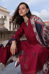 3-PC Unstitched Peach Leather Collection By Charizma