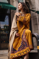 3-PC Unstitched Peach Leather Collection By CHARIZMA