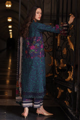 3-PC Unstitched Embroidered Linen Collection By Charizma