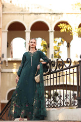 3-PC Unstitched Embroidered Lawn Noor By Saadia Asad | D5 - A