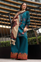 3-PC Unstitched Peach Leather Collection By CHARIZMA