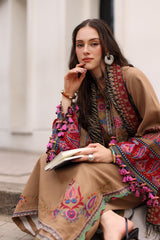3-PC Unstitched Peach Leather Collection By CHARIZMA