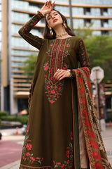 3-PC Unstitched Peach Leather Collection By CHARIZMA