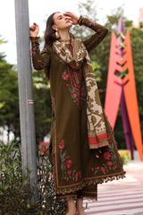 3-PC Unstitched Peach Leather Collection By CHARIZMA