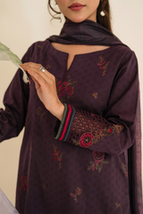3-PC Unstitched Embroidered Lawn Suit By Iznik | UE-426
