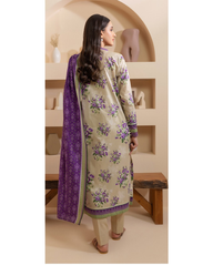 3-PC unstitched Printed Lawn By Zellbury | 0248