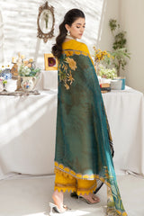 MD-810 | 4PC Unstitched Suit Embroidered Chikankari Lawn Mode By Johra