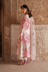 3-PC Unstitched Printed Charmeuse Printed Formals By Iznik | UE-547