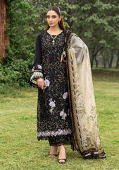 3-PC Unstitched DIgital Printed Chikankari Lawn By Elaf Premium | ERC-4A