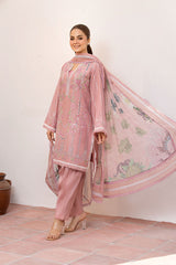 Unstitched 3-PC Embroidered Lawn Vital Collection By Sobia Nazir - VT25-2A