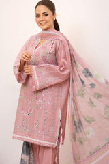 Unstitched 3-PC Embroidered Lawn Vital Collection By Sobia Nazir - VT25-2A