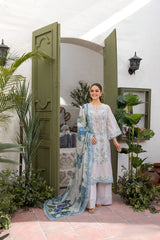 Unstitched 3-PC Embroidered Lawn Vital Collection By Sobia Nazir - VT25-2B