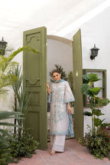 Unstitched 3-PC Embroidered Lawn Vital Collection By Sobia Nazir - VT25-2B