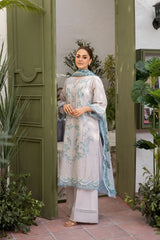 Unstitched 3-PC Embroidered Lawn Vital Collection By Sobia Nazir - VT25-2B