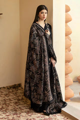 R-1205 | 3Pc Unstitched Suit Embroidered Karandi Collection Reet By Ramsha
