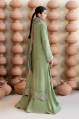 R-1209 | 3Pc Unstitched Suit Embroidered Karandi Collection Reet By Ramsha