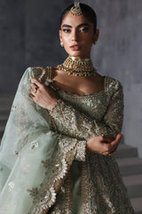 Livia | 3 Pc Unstitched Suit Festive Embroidered Brides Edit'24 By Afrozeh