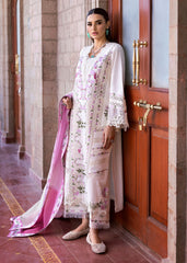 3-PC Unstitched Embroidered Lawn Bloom By Saira Shakira | ZERENE 1-A