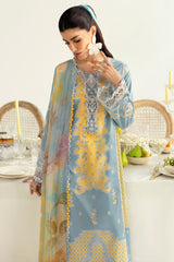 PQ-06 Elva | 3Pc Unstitched Lawn Suit Digital Printed Q Prints By Qalamakar