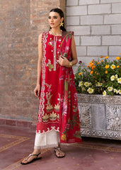 3-PC Unstitched Embroidered Lawn Bloom By Saira Shakira | SAUVAGE 6-A