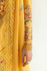 PQ-03 Mehr | 3Pc Unstitched Lawn Suit Digital Printed Q Prints By Qalamakar