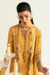 PQ-03 Mehr | 3Pc Unstitched Lawn Suit Digital Printed Q Prints By Qalamakar