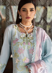 3-PC Unstitched Embroidered Lawn Bloom By Saira Shakira | LOTUS REVERIE 4-B