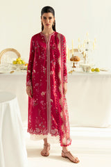 PQ-08 Kiara | 3Pc Unstitched Lawn Suit Digital Printed Q Prints By Qalamakar