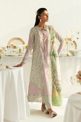 PQ-07 Lira | 3Pc Unstitched Lawn Suit Digital Printed Q Prints By Qalamakar