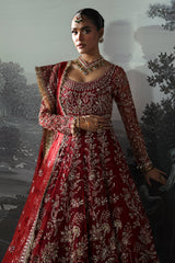 Anastasia | 3 Pc Unstitched Suit Festive Embroidered Brides Edit'24 By Afrozeh