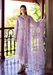 3-PC Unstitched Embroidered Lawn Bloom By Saira Shakira | CELESTIAL BREEZE 5-A