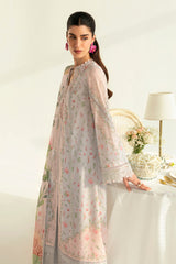 PQ-07 Jane | 3Pc Unstitched Lawn Suit Digital Printed Q Prints By Qalamakar