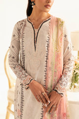 PQ-09 Lyra | 3Pc Unstitched Lawn Suit Digital Printed Q Prints By Qalamakar