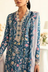 PQ-04 Rhea | 3Pc Unstitched Lawn Suit Digital Printed Q Prints By Qalamakar