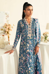 PQ-04 Rhea | 3Pc Unstitched Lawn Suit Digital Printed Q Prints By Qalamakar