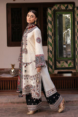 3-PC Unstitched Embroidered Lawn Shahkaar By Jazmin | D-02