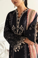 PQ-09 Nora | 3Pc Unstitched Lawn Suit Digital Printed Q Prints By Qalamakar