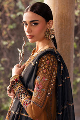 3-PC Unstitched Embroidered Lawn Shahkaar By Jazmin | D-05